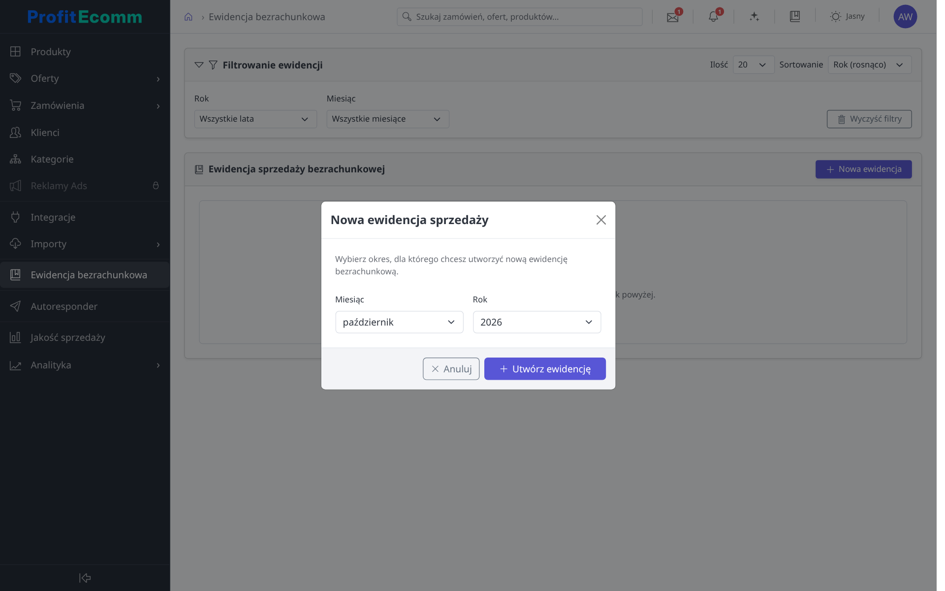 Formularz nowego wpisu
